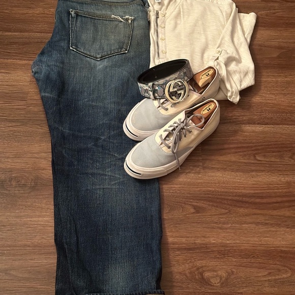 Railcar Fine Goods Selvedge Faded Denim Jeans - Picture 2 of 7